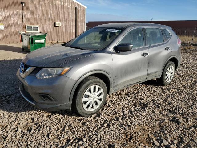 KNMAT2MV2GP670731 - 2016 NISSAN ROGUE S GRAY photo 1