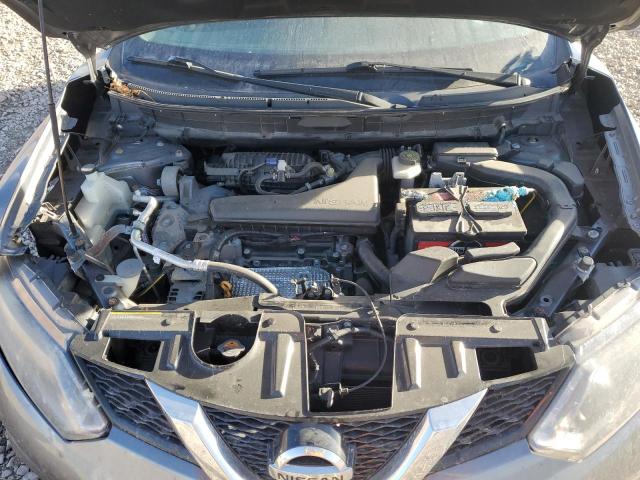 KNMAT2MV2GP670731 - 2016 NISSAN ROGUE S GRAY photo 11