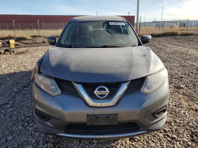 KNMAT2MV2GP670731 - 2016 NISSAN ROGUE S GRAY photo 5