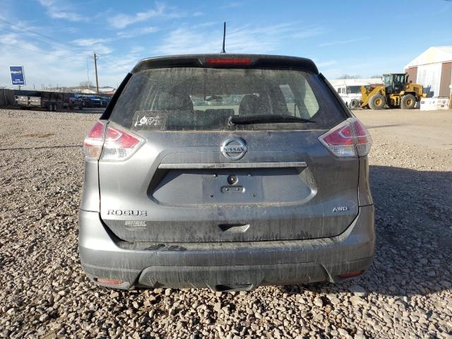 KNMAT2MV2GP670731 - 2016 NISSAN ROGUE S GRAY photo 6