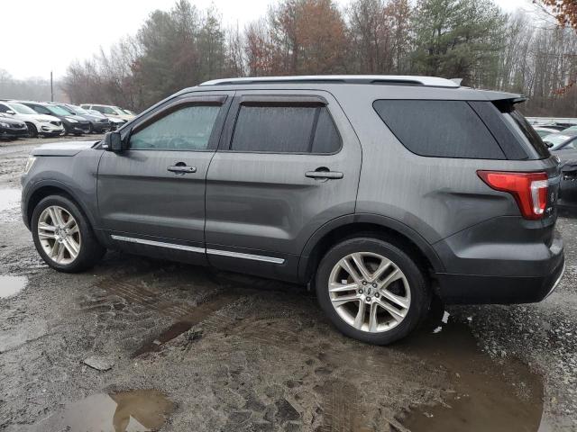 1FM5K8D85GGC79750 - 2016 FORD EXPLORER XLT GRAY photo 2