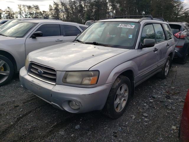 JF1SG65643H768175 - 2003 SUBARU FORESTER 2.5XS SILVER photo 1