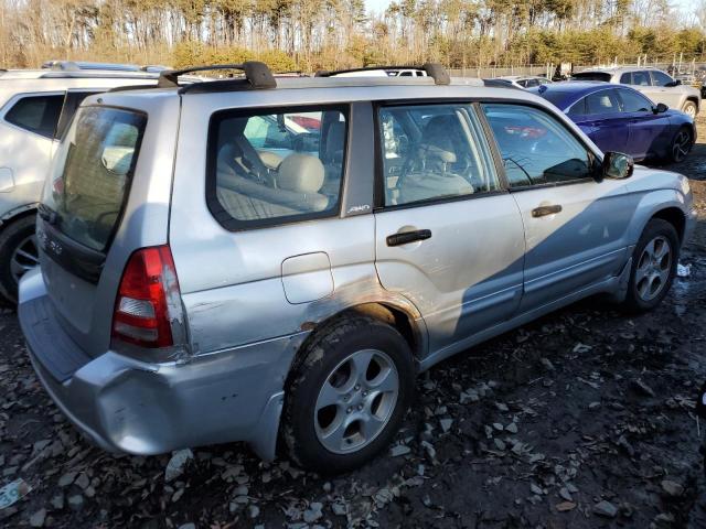 JF1SG65643H768175 - 2003 SUBARU FORESTER 2.5XS Серебристый фото 3
