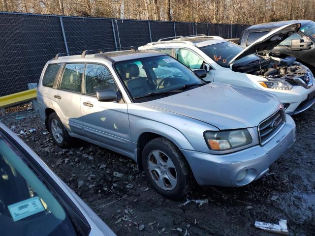 JF1SG65643H768175 - 2003 SUBARU FORESTER 2.5XS SILVER photo 4