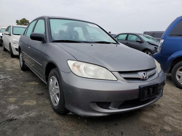 1HGES16355L011123 - 2005 HONDA CIVIC DX VP GRAY photo 4