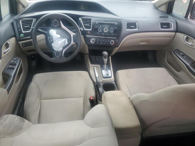 19XFB2F58DE010579 - 2013 HONDA CIVIC LX BURGUNDY photo 8