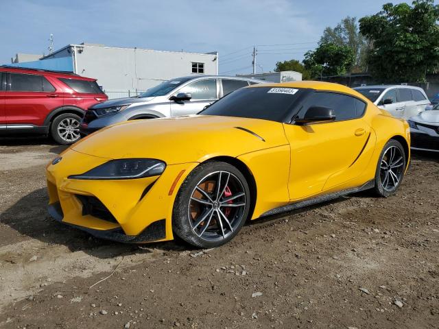 WZ1DB4C02LW025788 - 2020 TOYOTA SUPRA BASE YELLOW photo 1