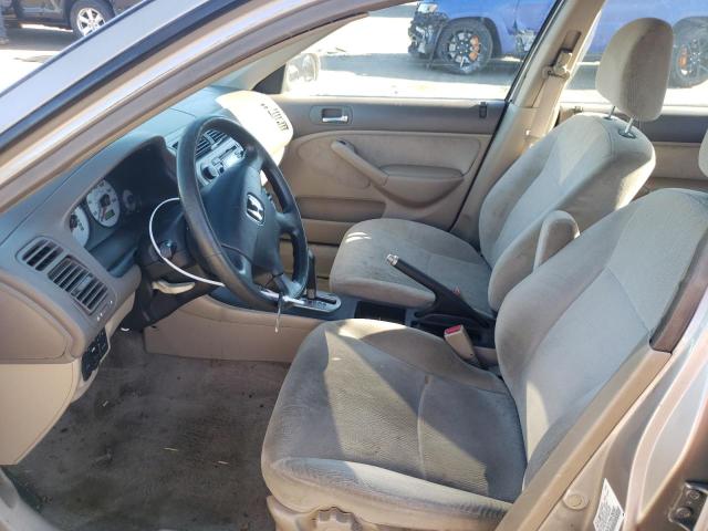 2HGES26772H578080 - 2002 HONDA CIVIC EX TAN photo 7