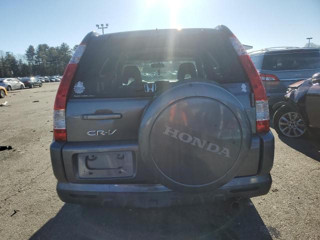 JHLRD78926C041831 - 2006 HONDA CR-V SE SILVER photo 6