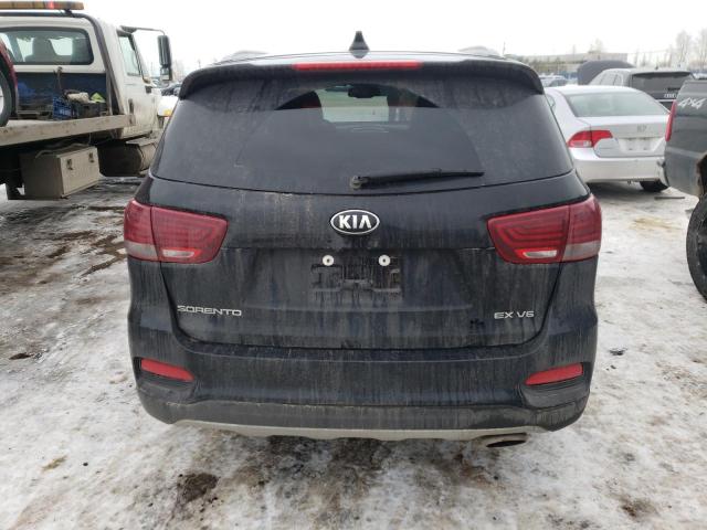 5XYPHDA56KG513274 - 2019 KIA SORENTO EX BLACK photo 6