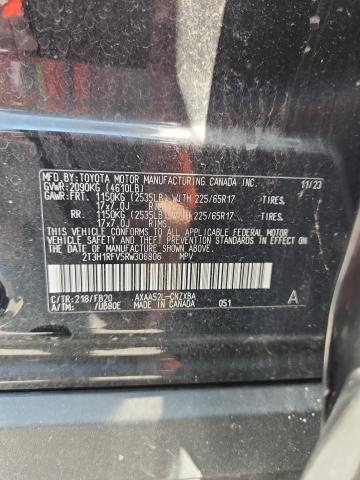 2T3H1RFV5RW306806 - 2024 TOYOTA RAV4 LE 黑色 照片 13