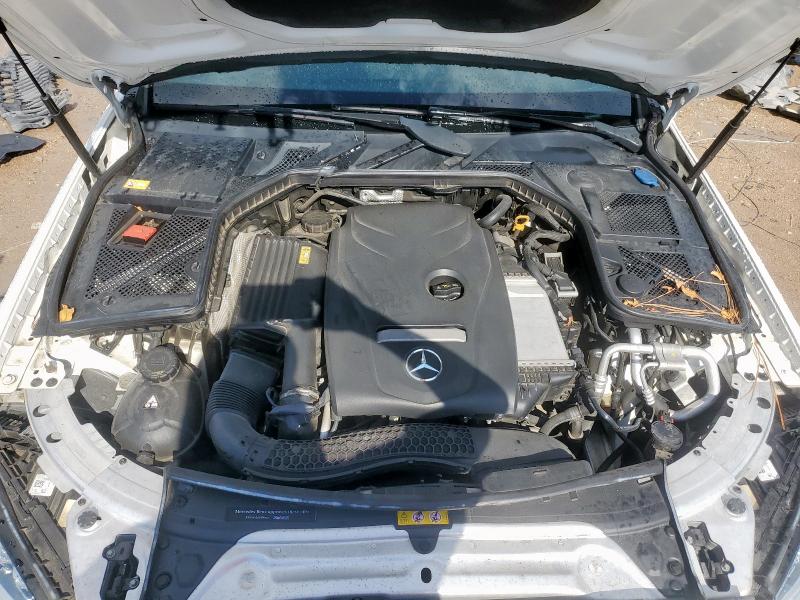 55SWF4KB4FU096139 - 2015 MERCEDES-BENZ C 300 4MATIC WHITE photo 11