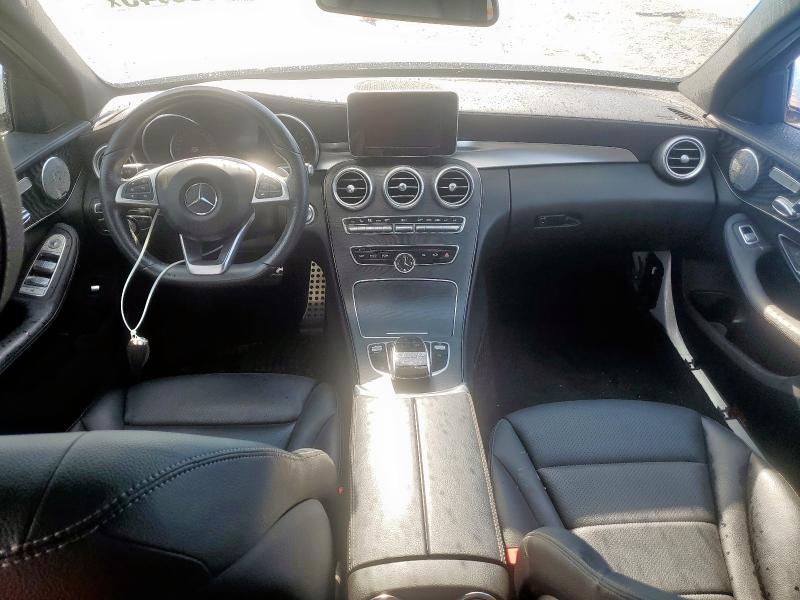 55SWF4KB4FU096139 - 2015 MERCEDES-BENZ C 300 4MATIC WHITE photo 8