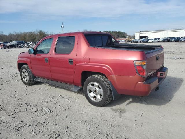 2HJYK16246H561197 - 2006 HONDA RIDGELINE RT RED photo 2