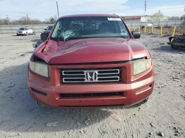 2HJYK16246H561197 - 2006 HONDA RIDGELINE RT RED photo 5