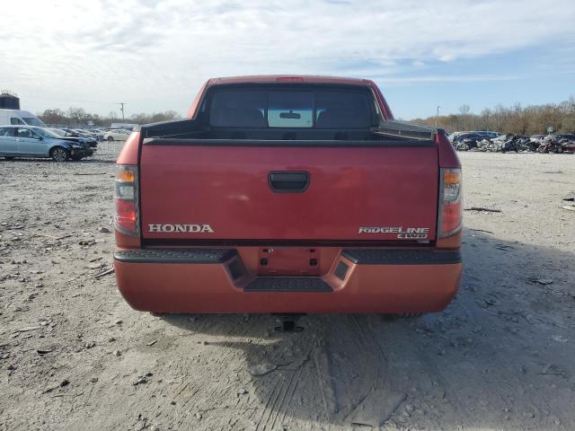 2HJYK16246H561197 - 2006 HONDA RIDGELINE RT RED photo 6