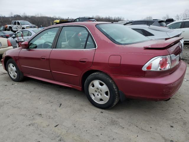 1HGCG16531A033055 - 2001 HONDA ACCORD EX BURGUNDY photo 2