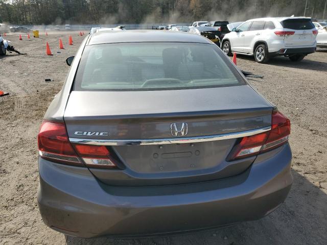 19XFB2F80FE049020 - 2015 HONDA CIVIC EX GRAY photo 6