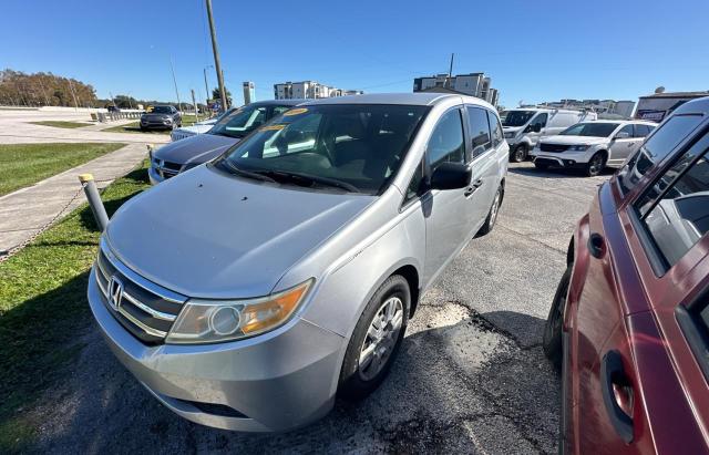 5FNRL5H21BB054963 - 2011 HONDA ODYSSEY LX SILVER photo 2