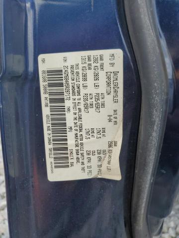 2C4GM68405R287172 - 2005 CHRYSLER PACIFICA TOURING BLUE photo 13