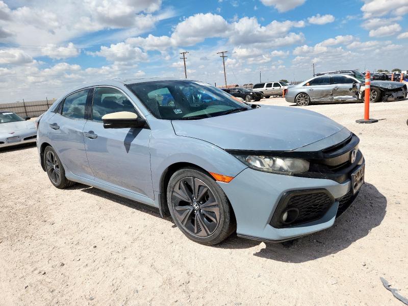 SHHFK7H5XHU213370 - 2017 HONDA CIVIC EX GRAY photo 4