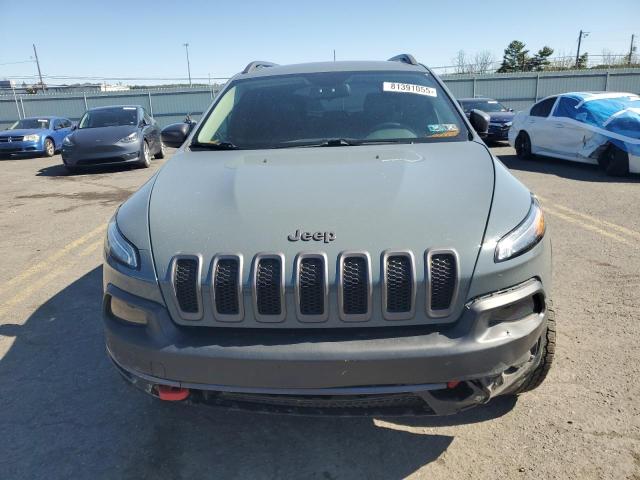 1C4PJMBS6EW232656 - 2014 JEEP CHEROKEE TRAILHAWK GRAY photo 5