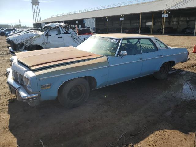 3N39K5X103930 - 1975 OLDSMOBILE DELTA 88 BLUE photo 1