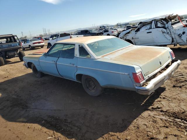 3N39K5X103930 - 1975 OLDSMOBILE DELTA 88 BLUE photo 2