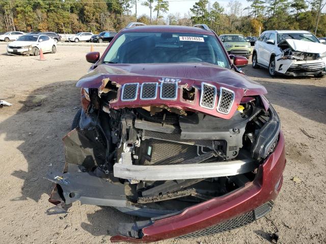 1C4PJLCB8KD203370 - 2019 JEEP CHEROKEE LATITUDE RED photo 5