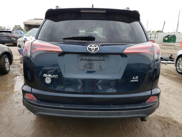 2T3BFREV6HW552805 - 2017 TOYOTA RAV4 LE BLUE photo 6