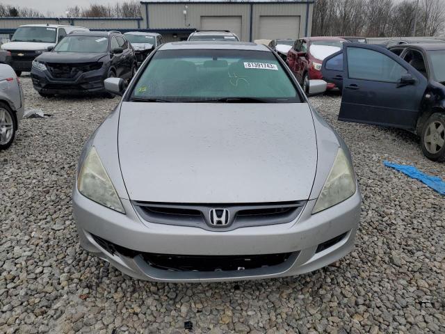 1HGCM82656A008164 - 2006 HONDA ACCORD EX SILVER photo 5