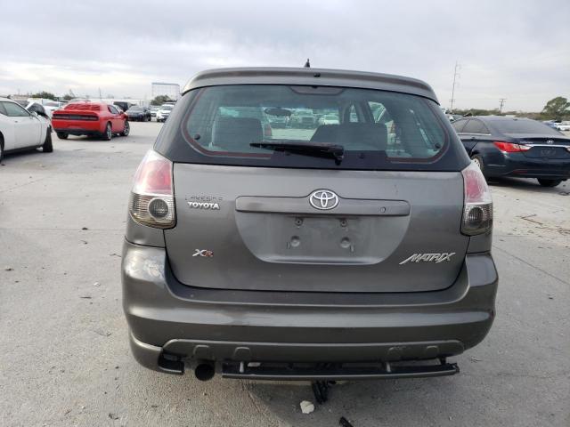 2T1KR32E66C582757 - 2006 TOYOTA COROLLA MA XR GRAY photo 6