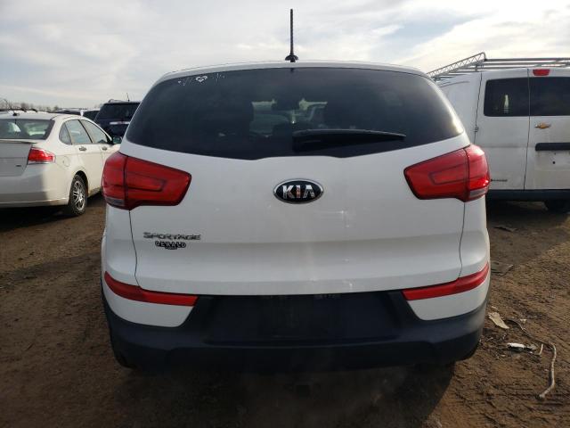 KNDPB3AC9G7872293 - 2016 KIA SPORTAGE LX WHITE photo 6