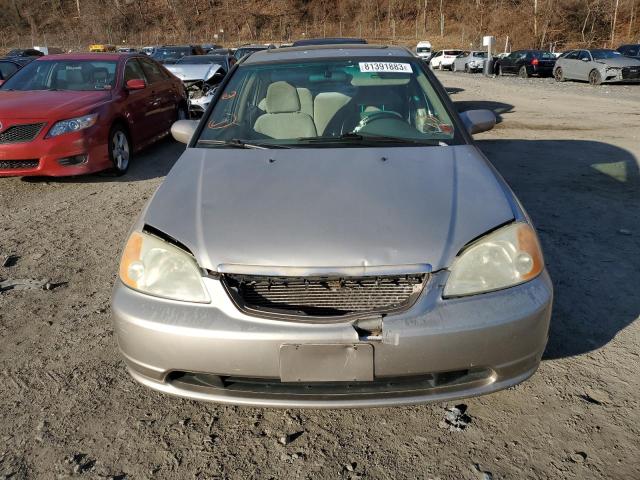 1HGES27681L058004 - 2001 HONDA CIVIC BEIGE photo 5