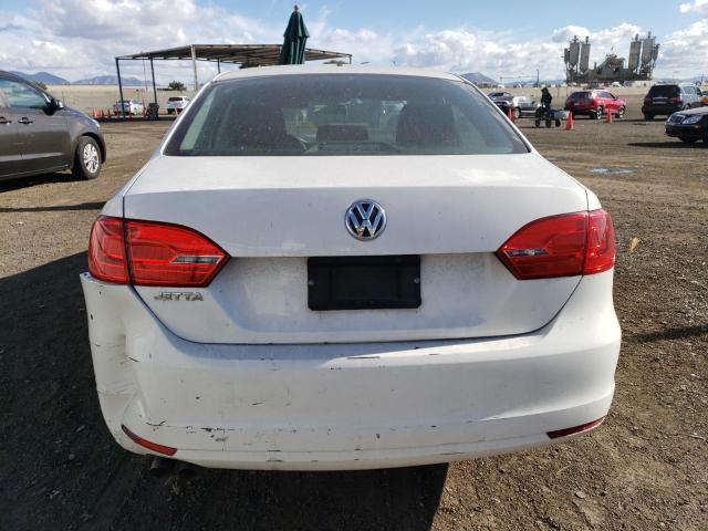 3VW2K7AJ3DM428342 - 2013 VOLKSWAGEN JETTA BASE WHITE photo 6