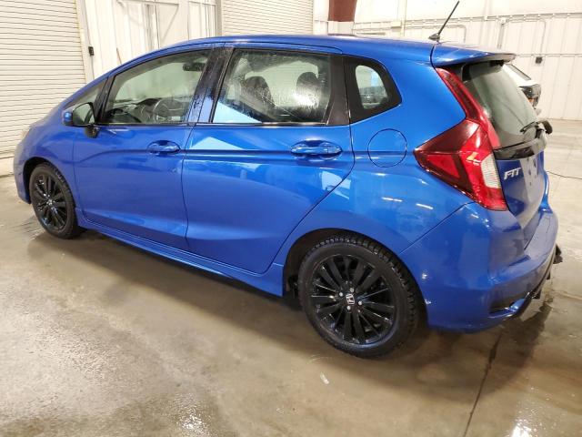 3HGGK5H61JM730692 - 2018 HONDA FIT SPORT BLUE photo 2