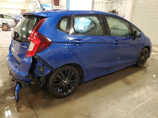 3HGGK5H61JM730692 - 2018 HONDA FIT SPORT BLUE photo 3