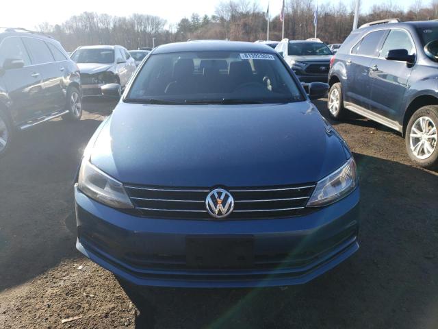 3VW2K7AJ9FM279552 - 2015 VOLKSWAGEN JETTA BASE BLUE photo 5