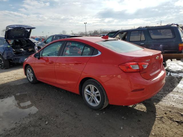 1G1BE5SM5H7112926 - 2017 CHEVROLET CRUZE LT RED photo 2