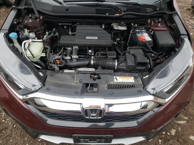 5J6RW2H86HL022438 - 2017 HONDA CR-V EXL BURGUNDY photo 11