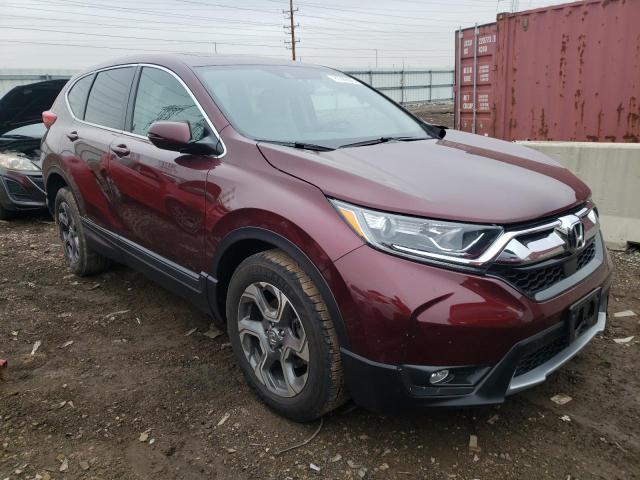 5J6RW2H86HL022438 - 2017 HONDA CR-V EXL BURGUNDY photo 4