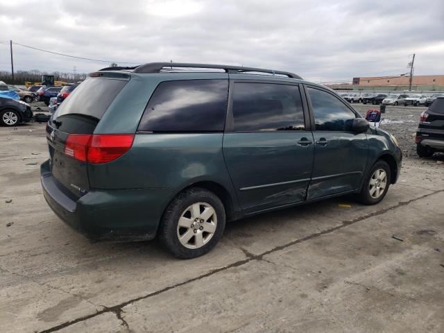 5TDZA23C74S062536 - 2004 TOYOTA SIENNA CE GREEN photo 3