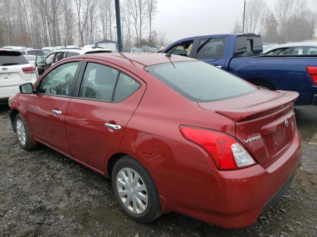 3N1CN7AP5HL841378 - 2017 NISSAN VERSA S RED photo 2