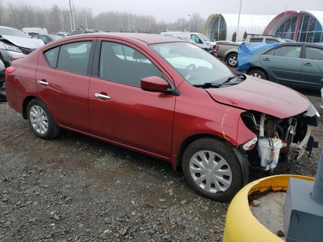 3N1CN7AP5HL841378 - 2017 NISSAN VERSA S RED photo 4