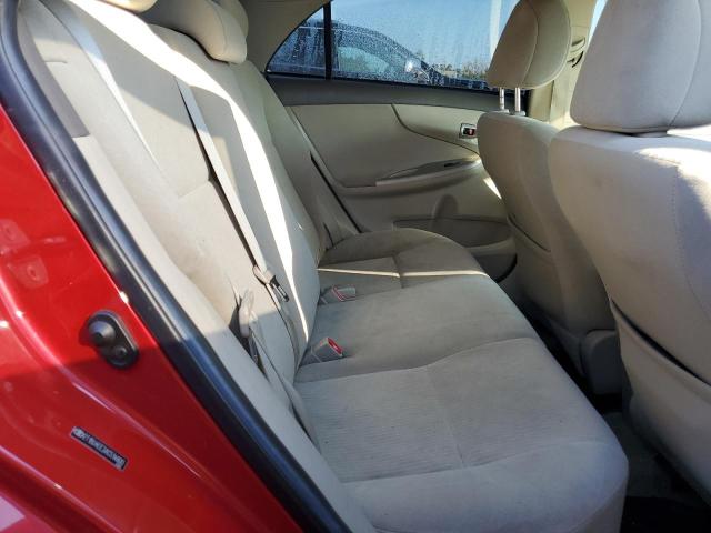 2T1BU4EE3AC514800 - 2010 TOYOTA COROLLA BASE Czerwony zdjęcie 10