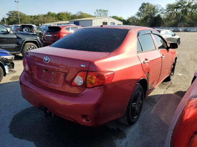 2T1BU4EE3AC514800 - 2010 TOYOTA COROLLA BASE Czerwony zdjęcie 3