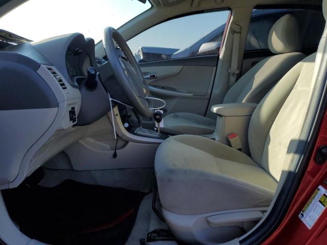 2T1BU4EE3AC514800 - 2010 TOYOTA COROLLA BASE Czerwony zdjęcie 7