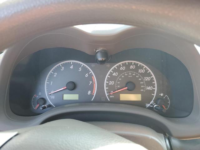 2T1BU4EE3AC514800 - 2010 TOYOTA COROLLA BASE Czerwony zdjęcie 9