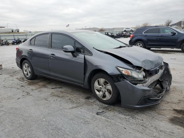 19XFB2F57DE030130 - 2013 HONDA CIVIC LX GRAY photo 4