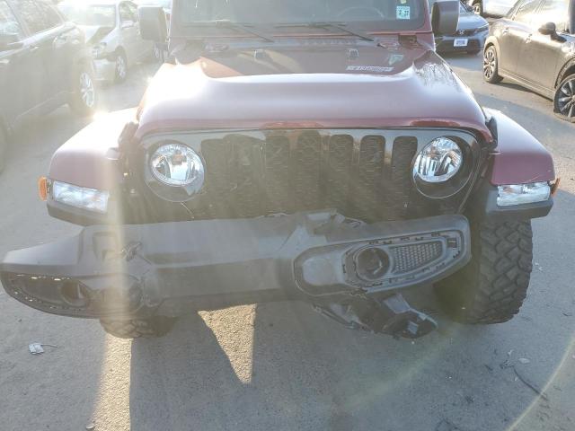 1C6HJTAGXML586036 - 2021 JEEP GLADIATOR SPORT BURGUNDY photo 12